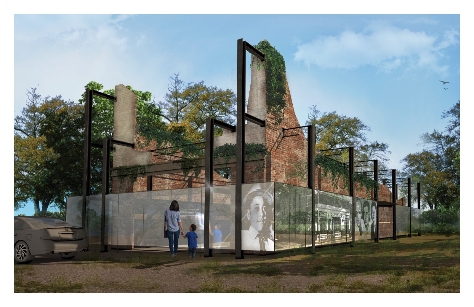 A Memorial schematic proposal view 5
