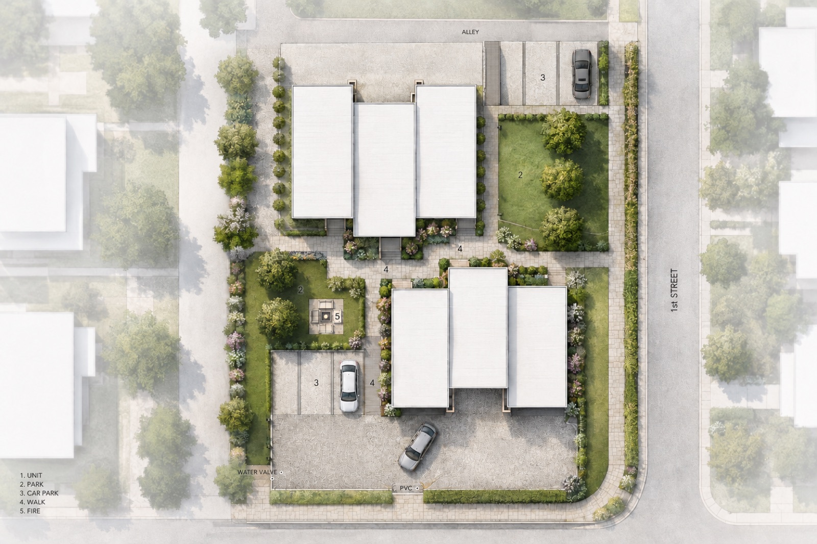 M6 multi-family project view 4